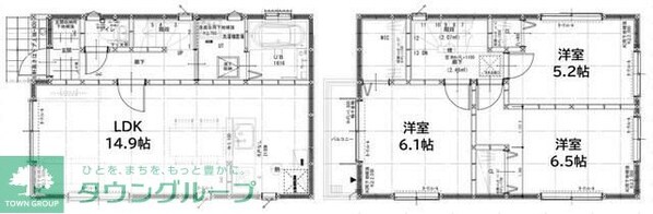 グランソフィアレイリー E号棟の物件間取画像
